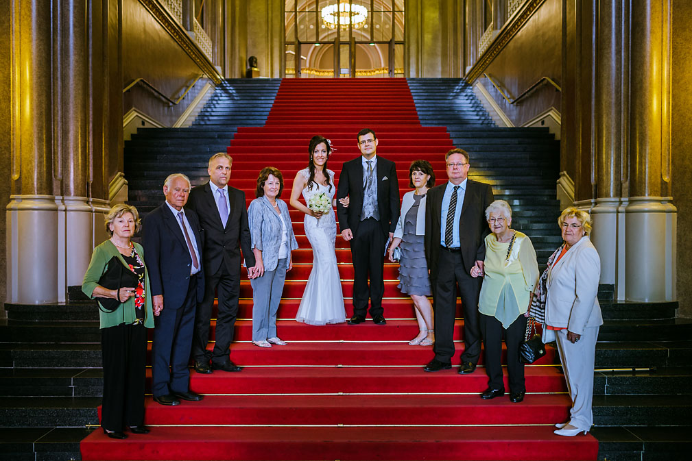 Hochzeit im Säulensaal im Roten Rathaus